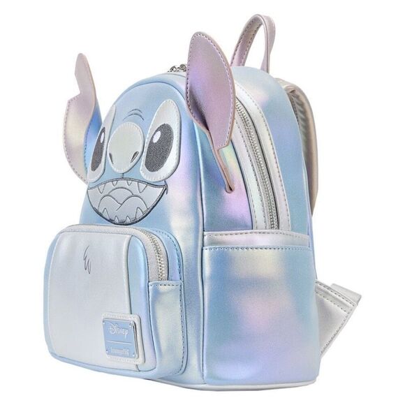 NEW Platinum Stitch Backpack & Wallet Set Limited Disney100 Loungefly NWT - Picture 4 of 14